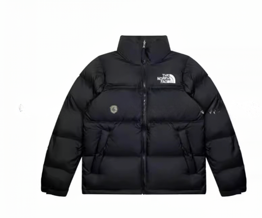 The North Face Premium Puffer Jacket – Black and Pink (Hoodless)