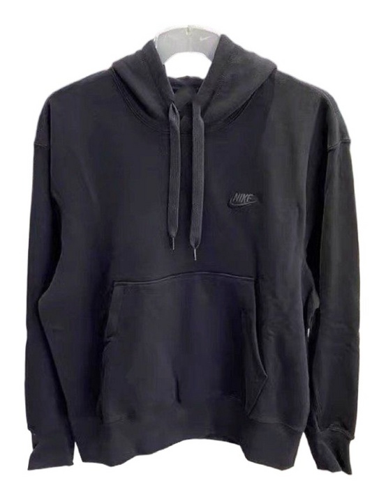 Nike Men's Black and Grey Hoodie – Classic Comfort and Style